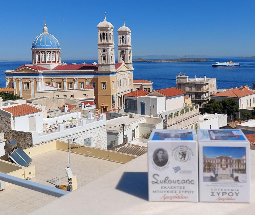 Hermes Penthouse Ermoupoli Esterno foto