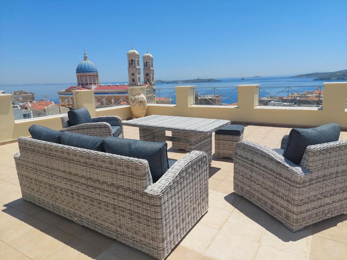 Hermes Penthouse Ermoupoli Esterno foto