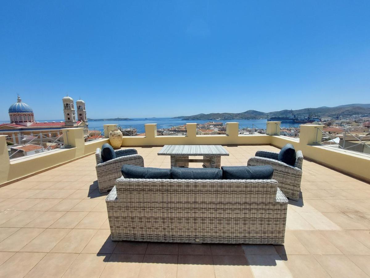 Hermes Penthouse Ermoupoli Esterno foto