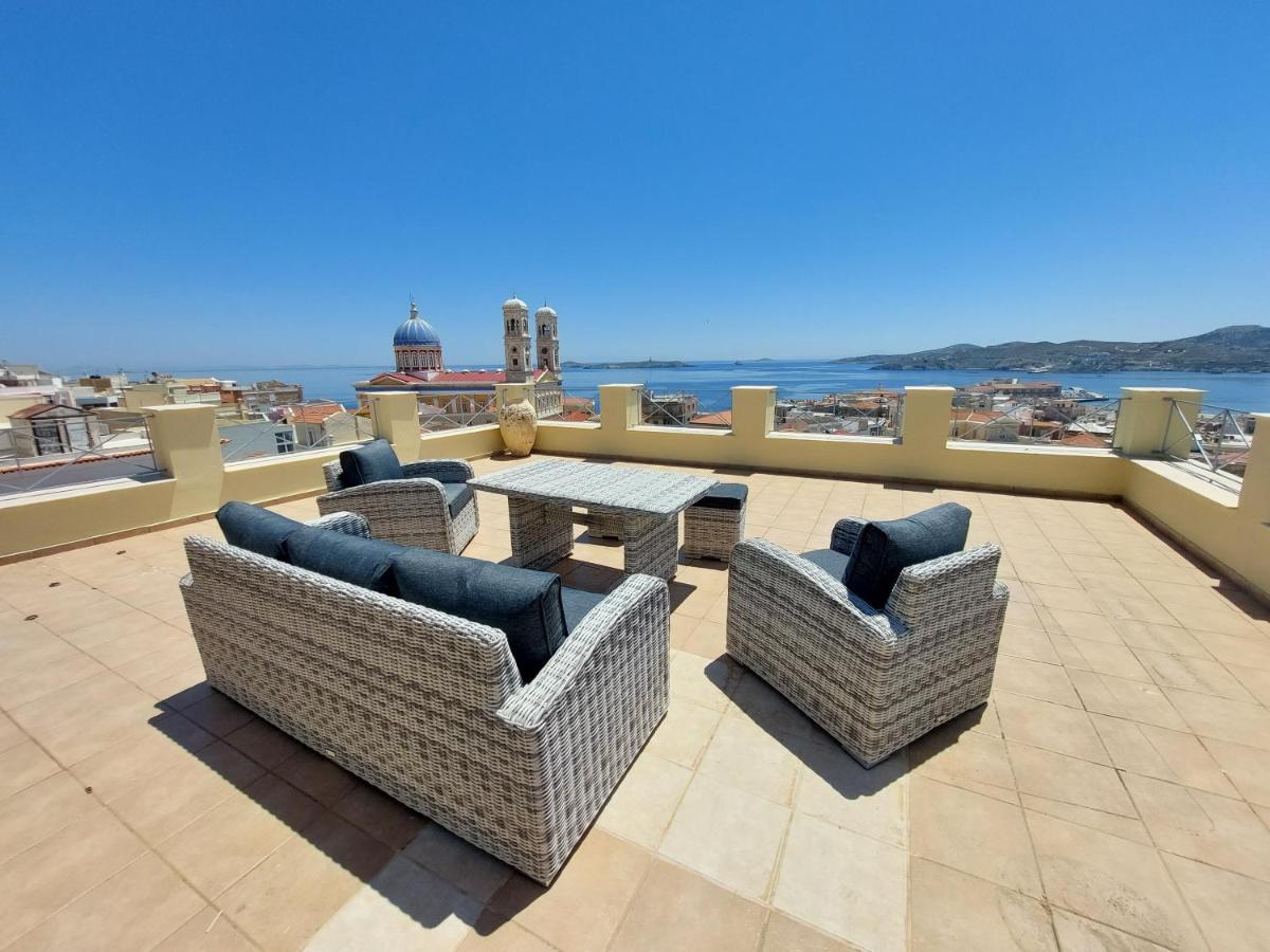 Hermes Penthouse Ermoupoli Esterno foto